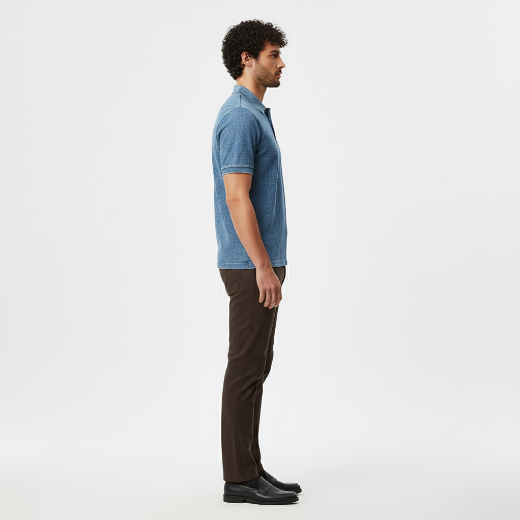 Polo de manga corta para hombre