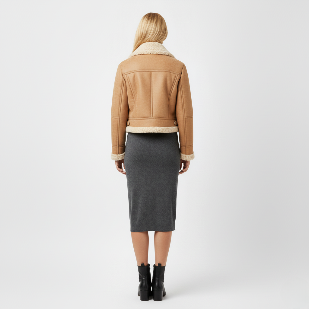 Chaqueta aviador con borreguito