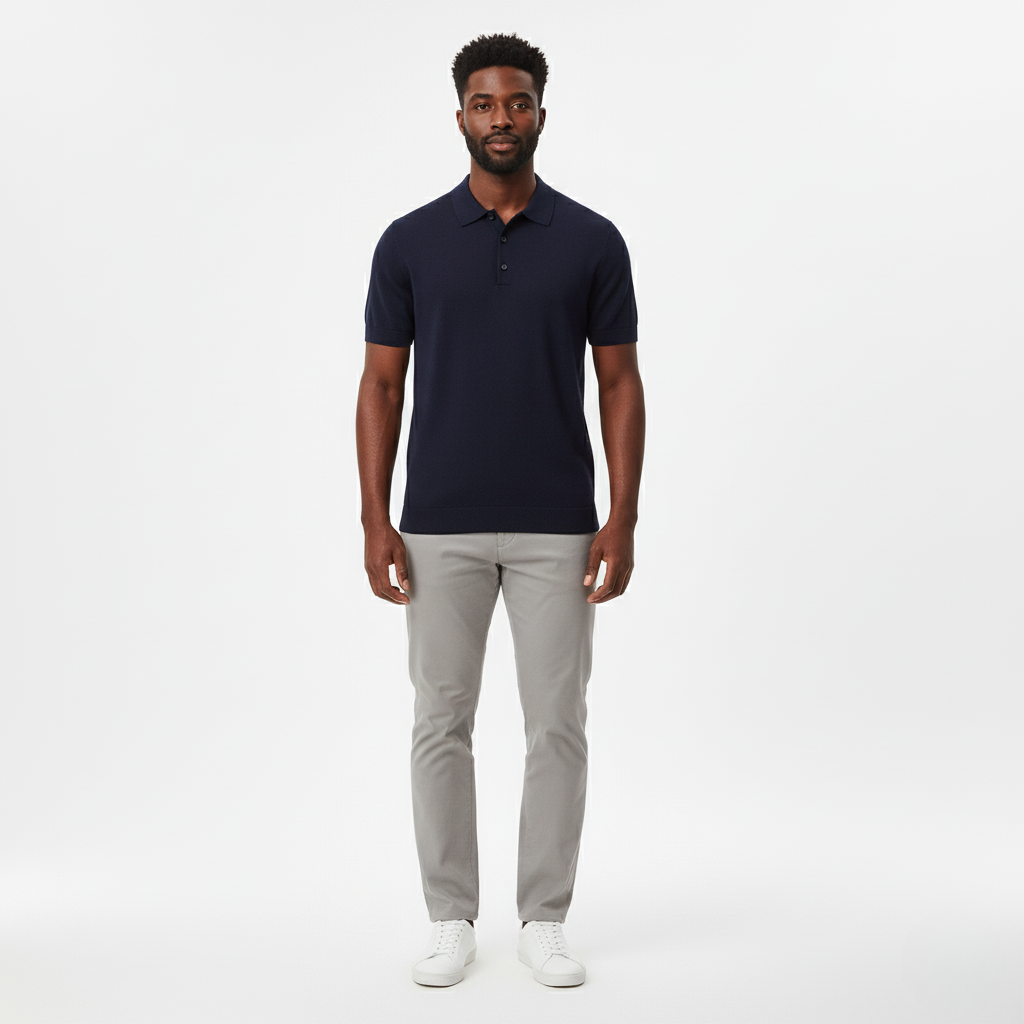 Polo clásico de manga corta