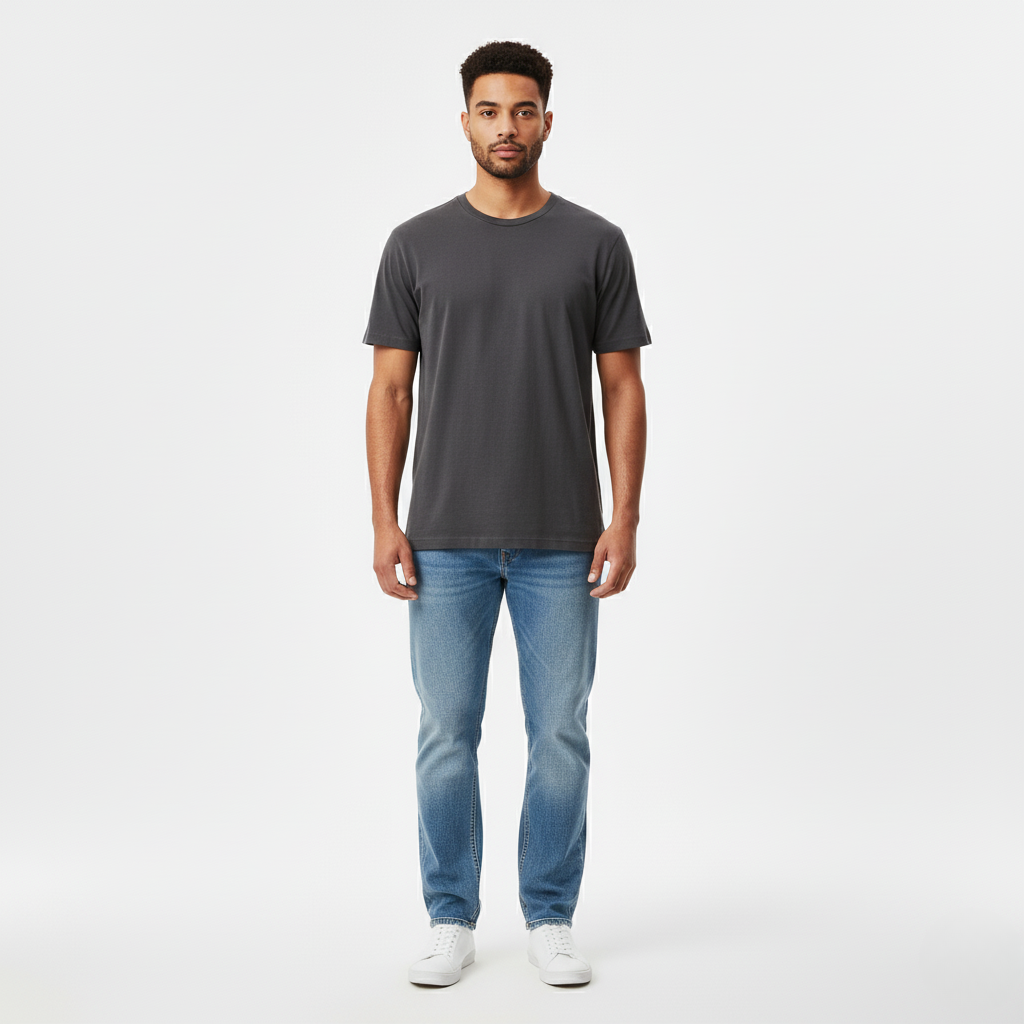 Camiseta clásica de cuello redondo