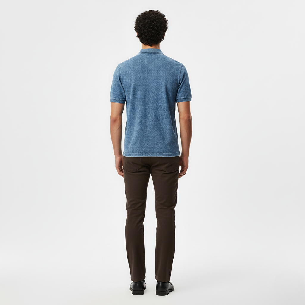 Polo de manga corta para hombre